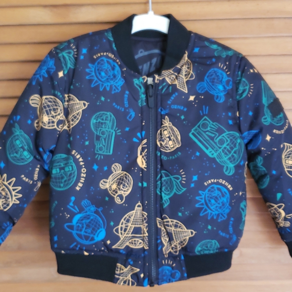 Kenzo Kids Cosmic Reversible Bomber Jacket
